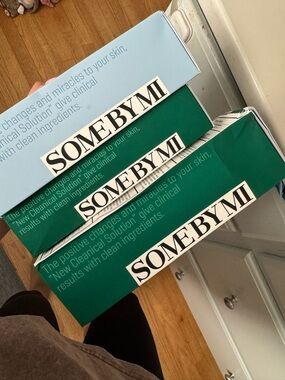 SOMEBYMI AHA.BHA.PHA Skincare Trio in Teal & Light Blue